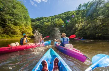 Aqua Canoë-Le Refuge des Vaures-gîte-Hébergement nature-détente-location vacances-séjours-auvergne-vichy