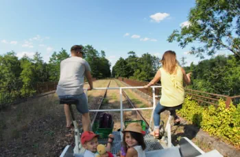 Vélorail de la sioule-Le Refuge des Vaures-gîte-Hébergement nature-détente-location vacances-séjours-auvergne-vichy