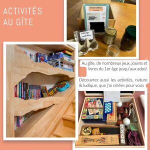 Activités au gîte-Le Refuge des Vaures-gîte-Hébergement nature-détente-location vacances-séjours-auvergne-vichy